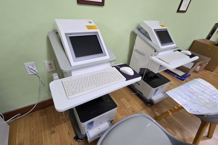 스트레스 측정기로 자신의 상태를 검사결과지로 확인하여 알려주다!